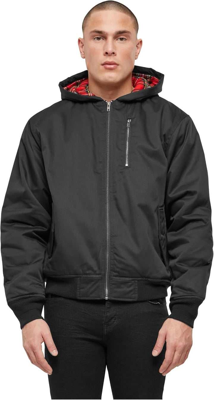 Brandit Lord Canterbury Hooded Winter Männer Übergangsjacke schwarz Basics, Rockabilly XL Schwarz, X