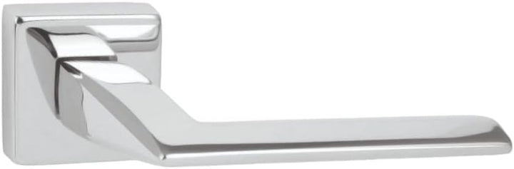 domino Türgriff ohne Schlossrosette | quadratische Rosette | Türklinke für Zimmertür, Bürotür | Türb