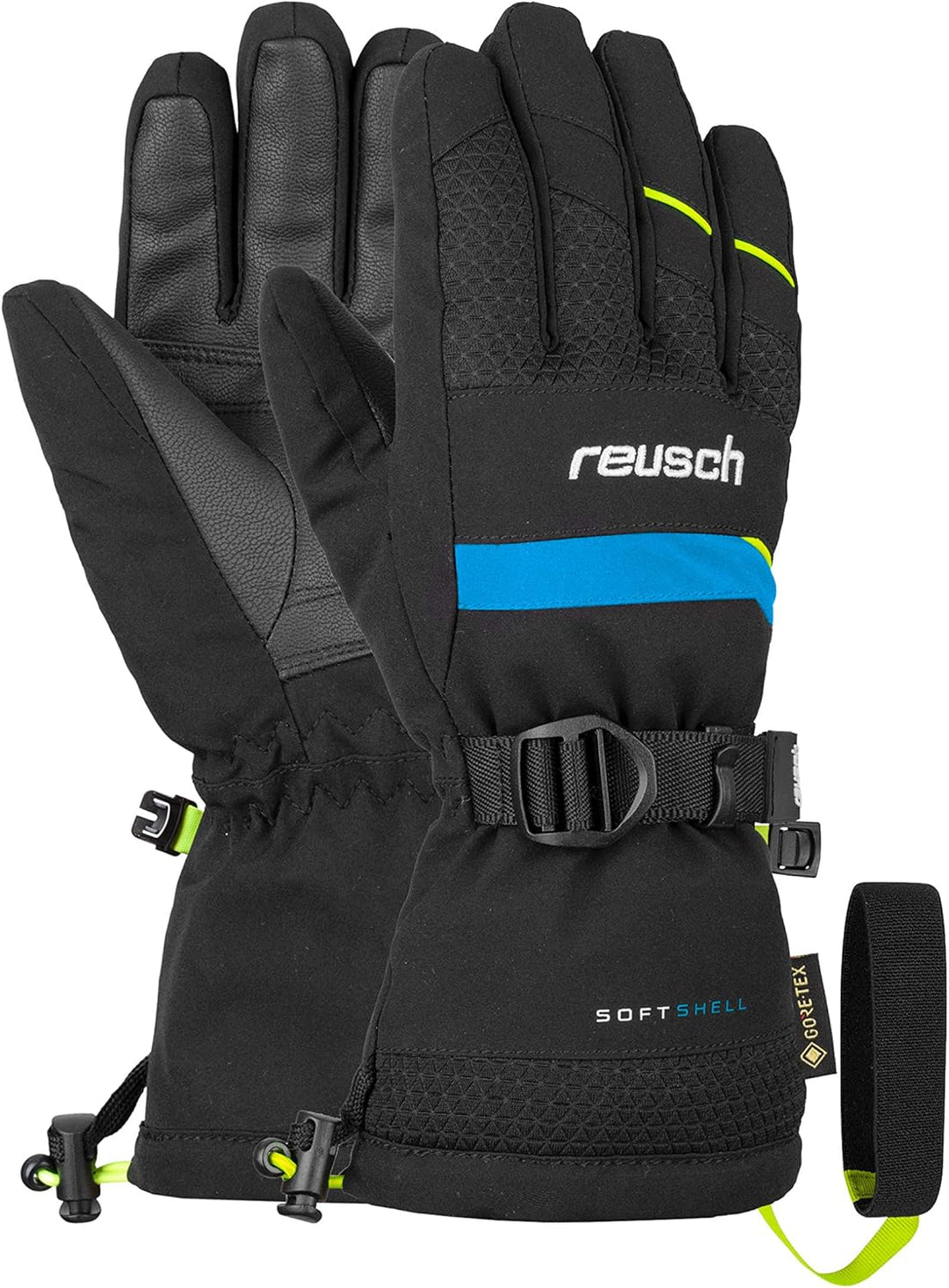 Reusch Kinder Maxim GTX Handschuhe 5.5 Black/Safety Yellow, 5.5 Black/Safety Yellow