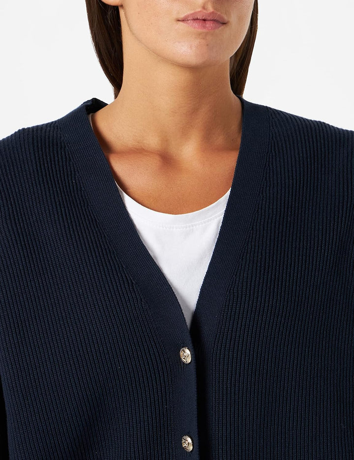 GANT Damen Pullover XL Evening Blue, XL Evening Blue