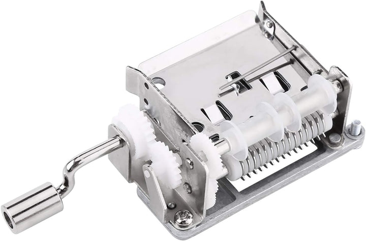 FTVOGUE 15 Hinweis DIY Tune Handkurbel Mechanische Spieluhr Bewegung Locher 20 Papierbänder Erstelle