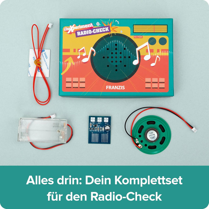 FRANZIS 67228 - CheXperiment - Radio Check - Entdecke mit Checker Tobi die Welt des Radios und baue