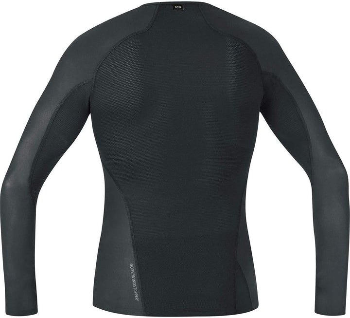 GORE WEAR Herren M Windstopper Base Layer Shirt Langarm (1er Pack) S Schwarz, S Schwarz