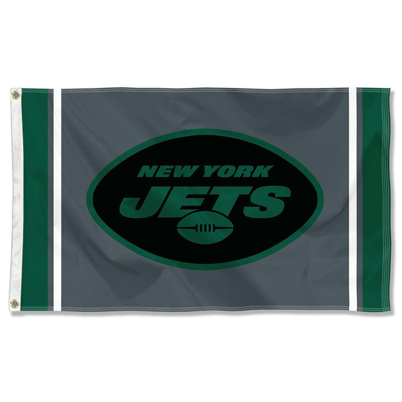 New York Jets Blackout Sideline Flagge für drinnen und draussen, 90 x 150 cm