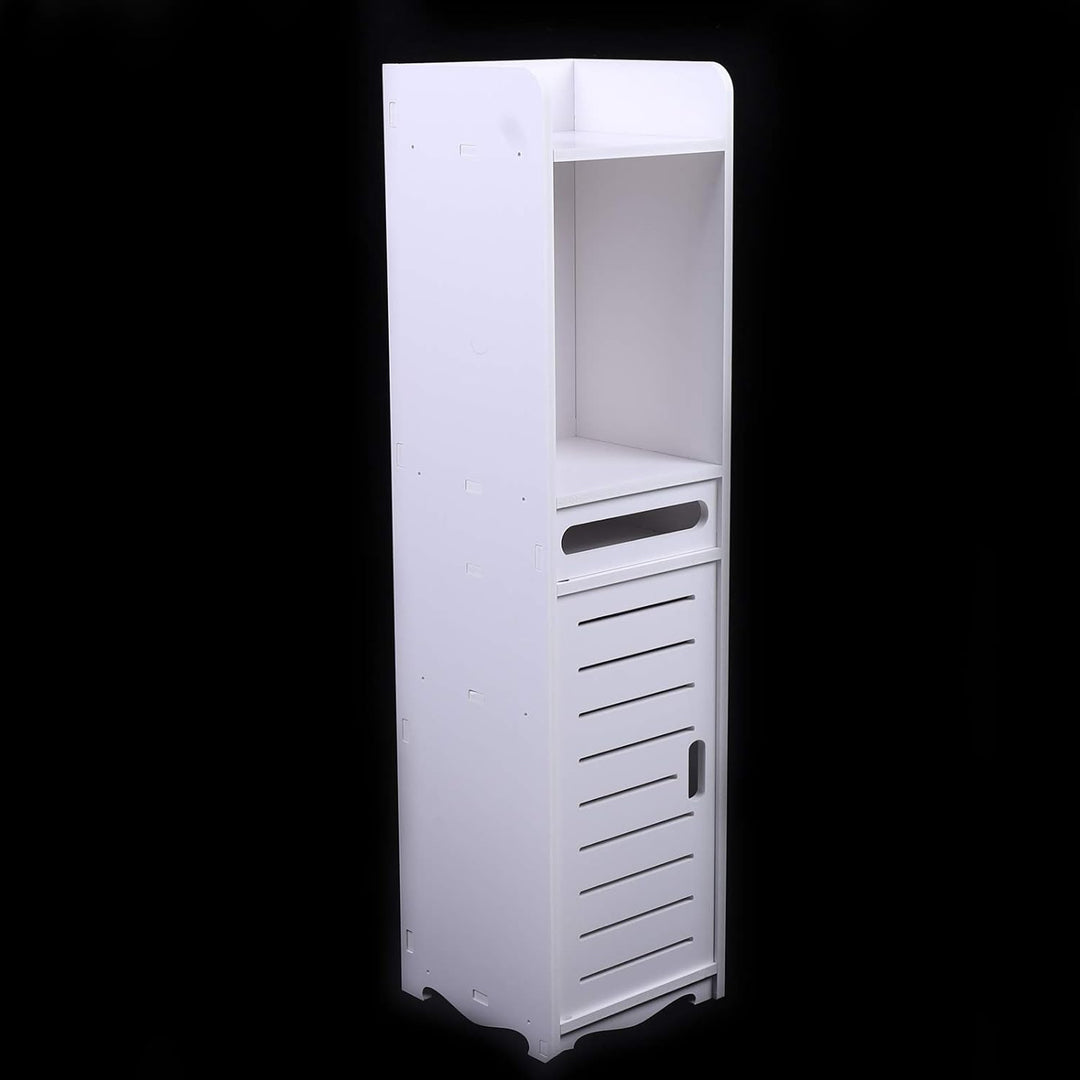 DDZcozy Badezimmerschrank, Aufbewahrung Schrank Badezimmer Organizer Schrank Schmal 80x20x20cm Badsc