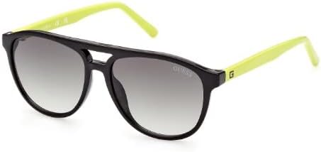 Guess Herren GU9220 Sonnenbrille, Shiny Black, 49