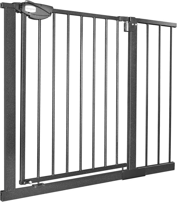 NAIZY Türschutzgitter für Kinder, Treppenschutzgitter N Stop Safety Gate mit Ohne Bohren und Metall