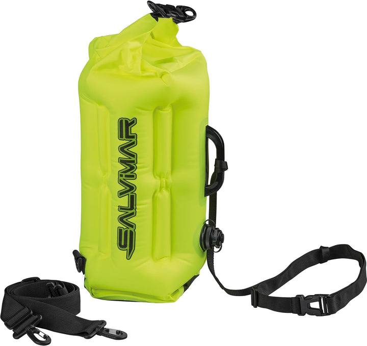 SALVIMAR Unisex – Erwachsene Swimmy Safe Bag Schwimmen boje 62 cm neongelb, 62 cm neongelb