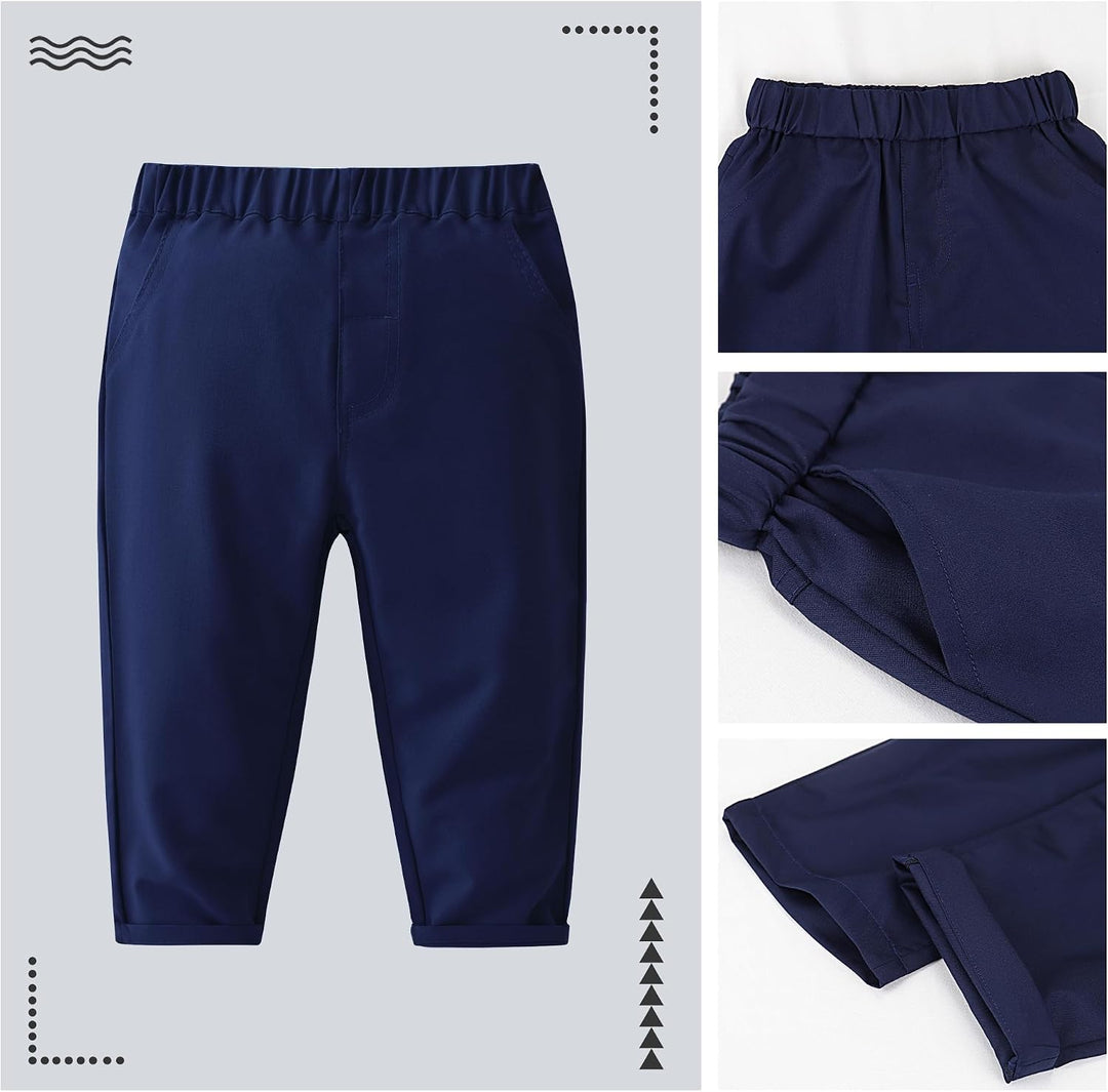 Billion Xin Jungen Anzug Set Langarm Weisses Hemd &amp; Weste &amp; Hose + Krawatte Smoking für Festliche Pa