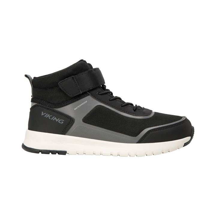 Viking Unisex Kinder Aerial Mid Wp 1v Walking Shoe 30 EU Black Charcoal, 30 EU Black Charcoal
