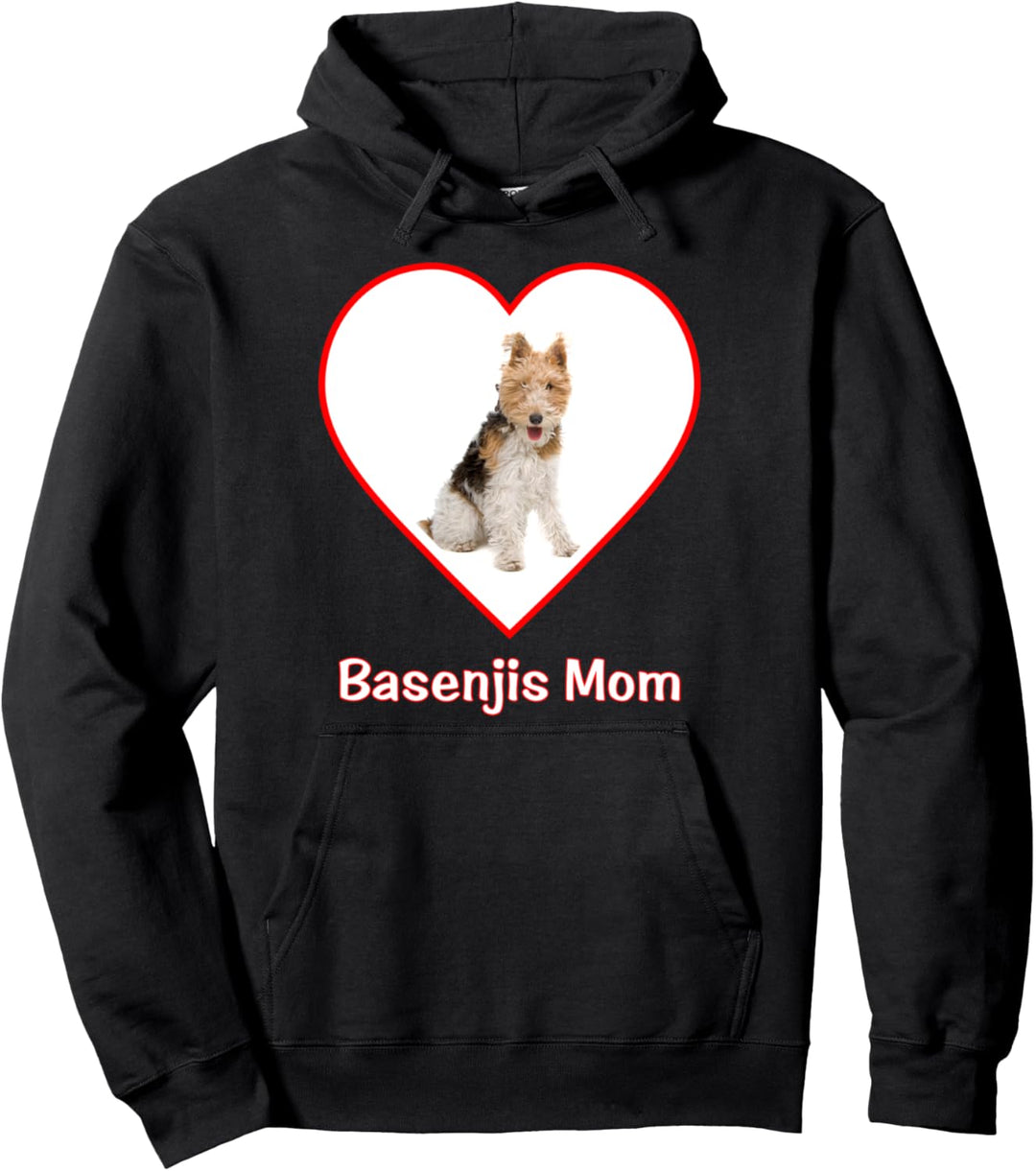 Basenjis Dog Mom Pullover Hoodie