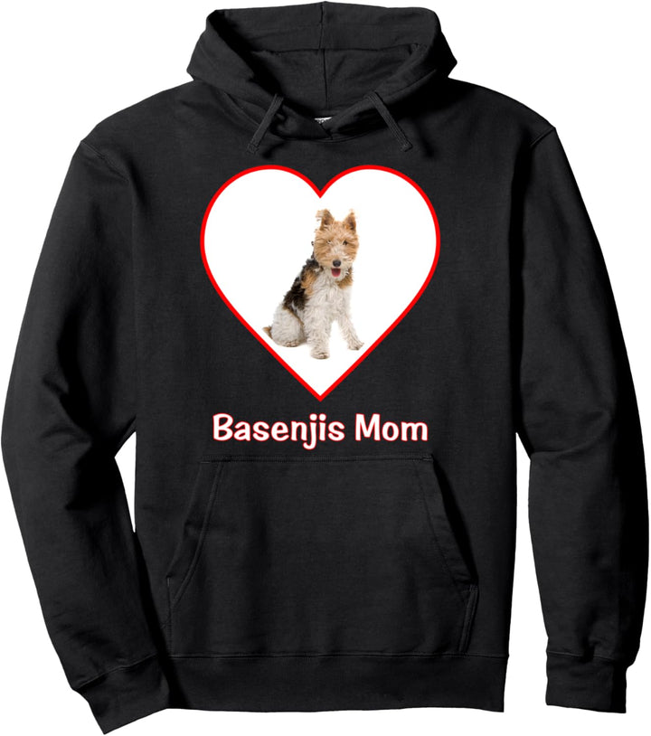 Basenjis Dog Mom Pullover Hoodie