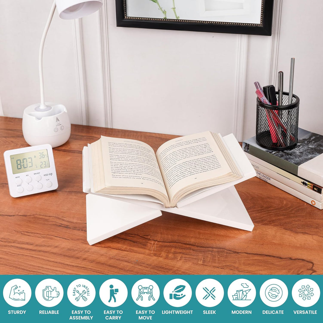 Belle Vous Rezeptbuchständer, Acryl, für Kochbuch, Lehrbuch und Zeitschriften, für Couchtisch oder K