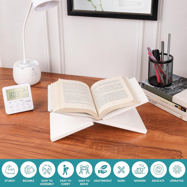 Belle Vous Rezeptbuchständer, Acryl, für Kochbuch, Lehrbuch und Zeitschriften, für Couchtisch oder K