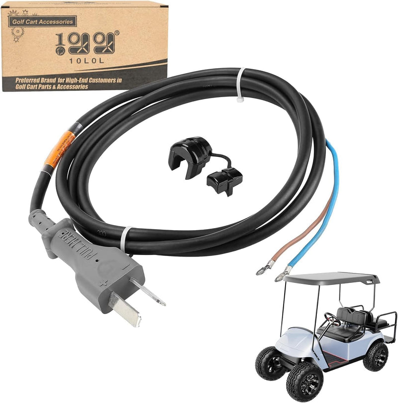 10L0L Golfwagen-Set, 2 Zinken, DC-Kabel-Set für Lester Ladegerät, DC-Ladekabel-Set für 36-Volt-Wagen