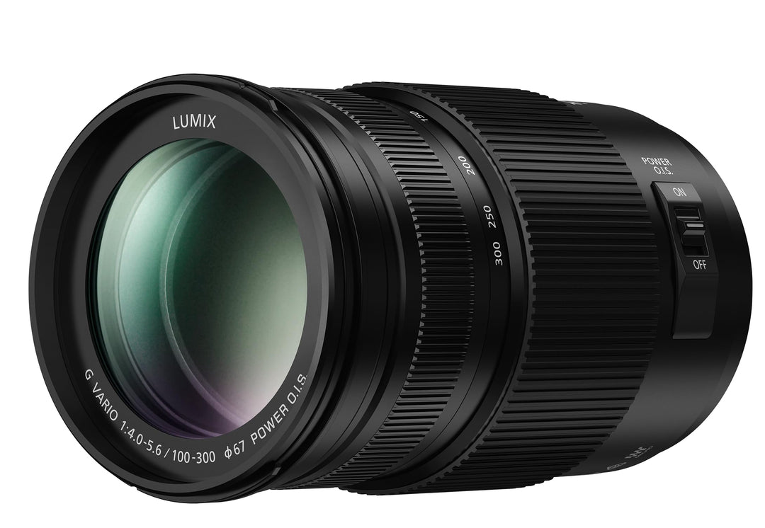 Panasonic H-FSA100300E Lumix G Vario 100-300 mm/ F4.0-5.6 II/ O.I.S. schwarz Single, Single