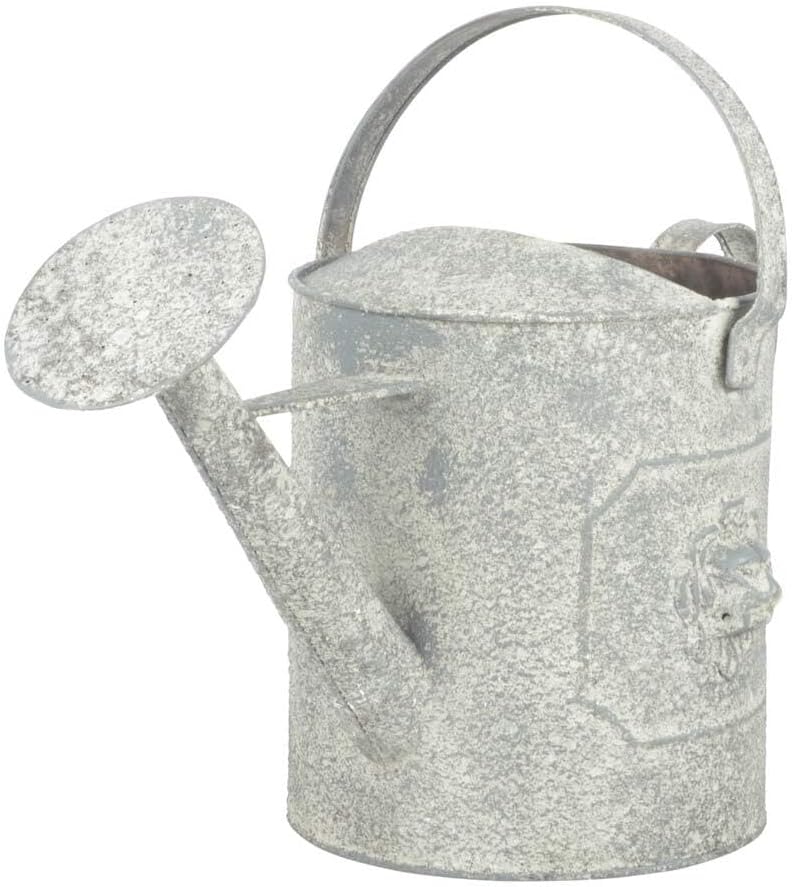 Esschert Design AM Löwe Giesskanne, 43,2 x 22,8 x 26 cm, aus Aged Metall, antikes Metall, mit Trageg