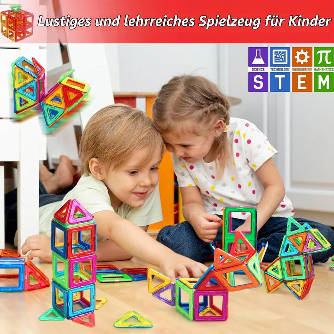 Magnetische Bausteine Spielzeug ab 3 Jahre alte Magnetspielzeug Magnete für Kinder Geschenk für Mädc
