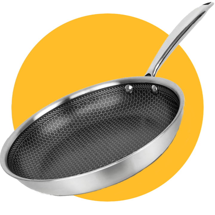 Bratpfanne Ø 28 cm – PFAS-, PTFE- und PFOA-frei –Induktion, Elektro, Keramik, Gas & Backofen – Edels