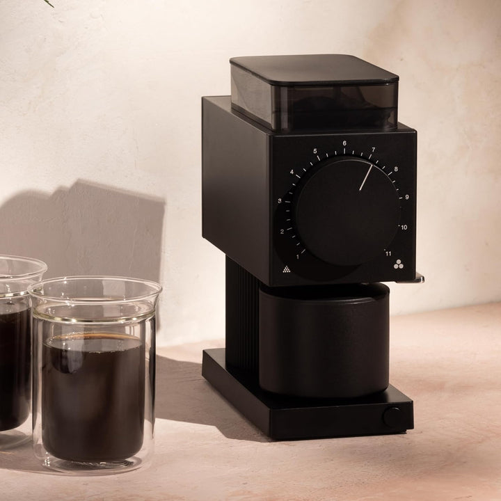 Fellow Ode Gen 2 - Automatische Kaffeemühle, Schwarz, 31 Mahlstufen, Bohnen der 2. Generation, antis