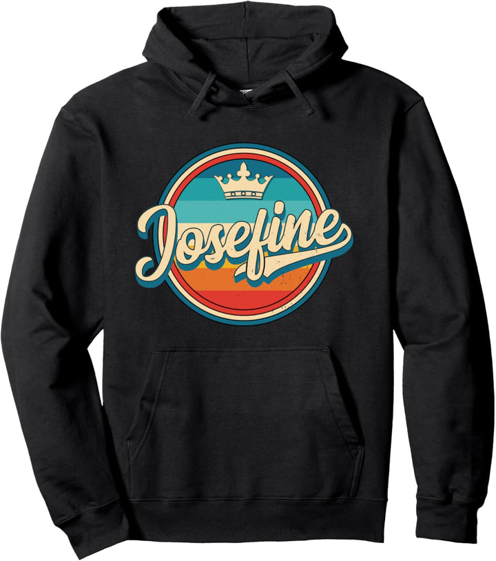 Josefine Retro Name Lustig Vintage Vorname Josefine Pullover Hoodie