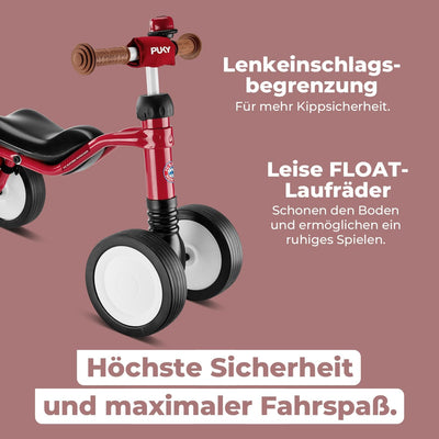 Puky Wutsch Bundle FC Bayern München Kleinkinder Rutschfahrzeug Lern Laufrad rot