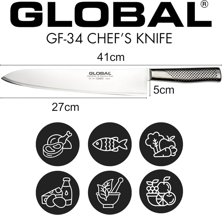 Yoshikin Global Chef Messer 27cm geschmiedet