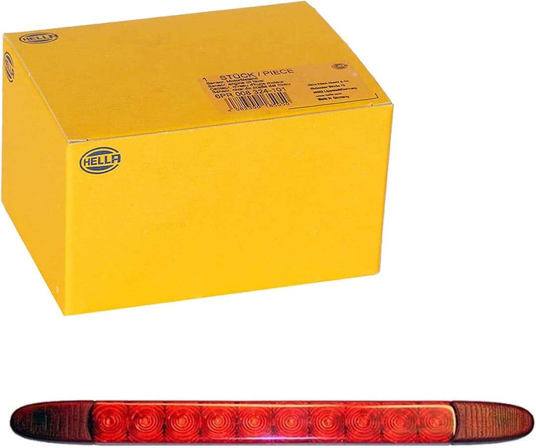 HELLA - Zusatzbremsleuchte - LED - 12V - geschraubt/Anbau - Lichtscheibenfarbe: rot - LED-Lichtfarbe
