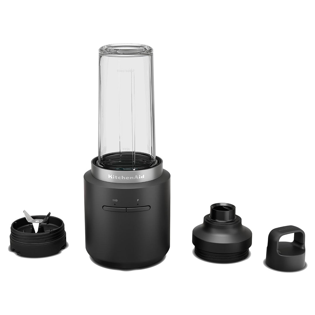 KitchenAid Kabelloser Personal Blender - Go Cordless - 473 ml BPA-freier Becher - Pulse-Taste - Edel