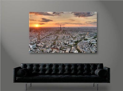 islandburner Bild Bilder auf Leinwand Paris 1p XXL Poster Leinwandbild Wandbild art up your life ®