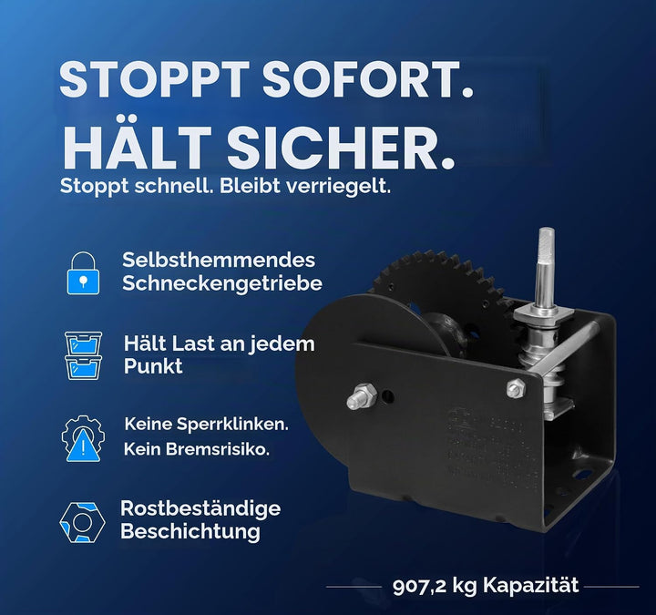Goldenrod Dutton-Lainson WG2000 Schneckengetriebe 907 kg