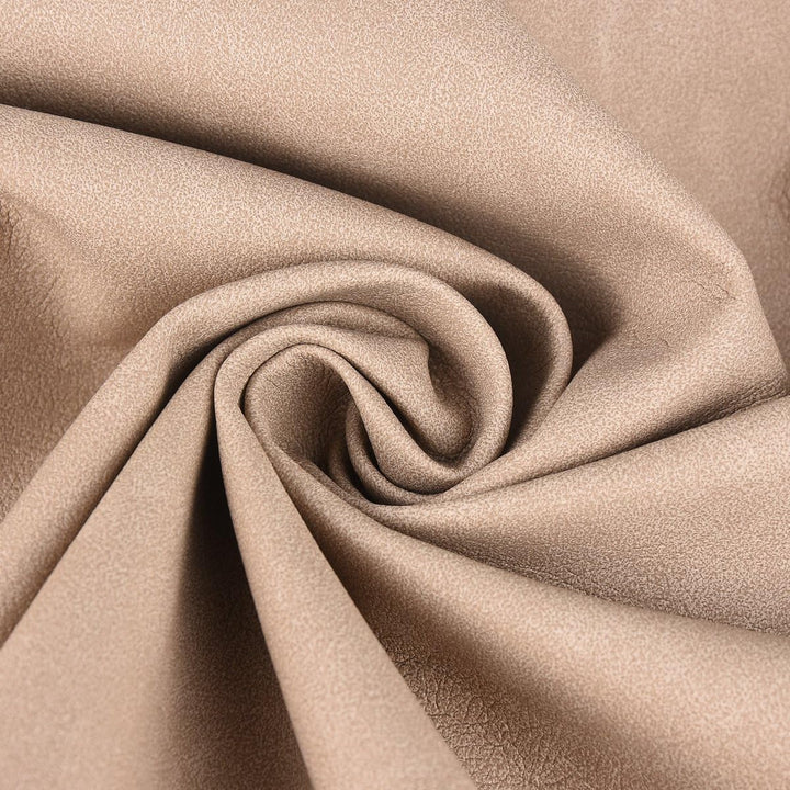 SCHÖNER LEBEN. Zugluftstopper Kunstleder Dust Uni Hellbraun, Auswahl:90cm Länge Hellbraun 90x15x15cm