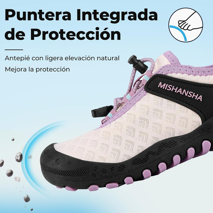 Mishansha Trekkingschuhe Kinder, Wanderschuhe Jungen Atmungsaktiv rutschfest Turnschuhe Mädchen Outd