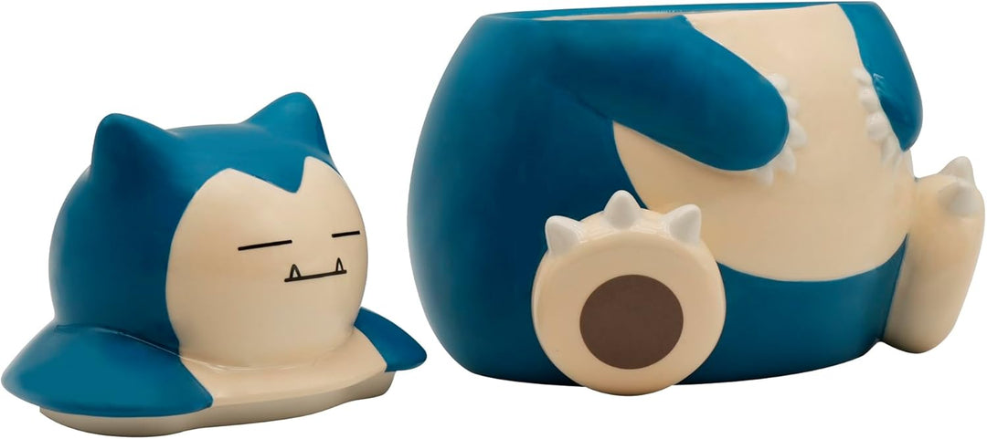 ABYSTYLE Pokémon Snorlax - Keksdose aus Keramik, 18 x 13,5 x 15,5 cm, Küchendekoration, luftdichter