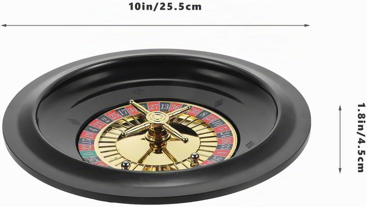 Cabilock Poker Russisches Roulette spiel-requisite Kunststoff-roulette Roulette-rad Roulette-spiel -