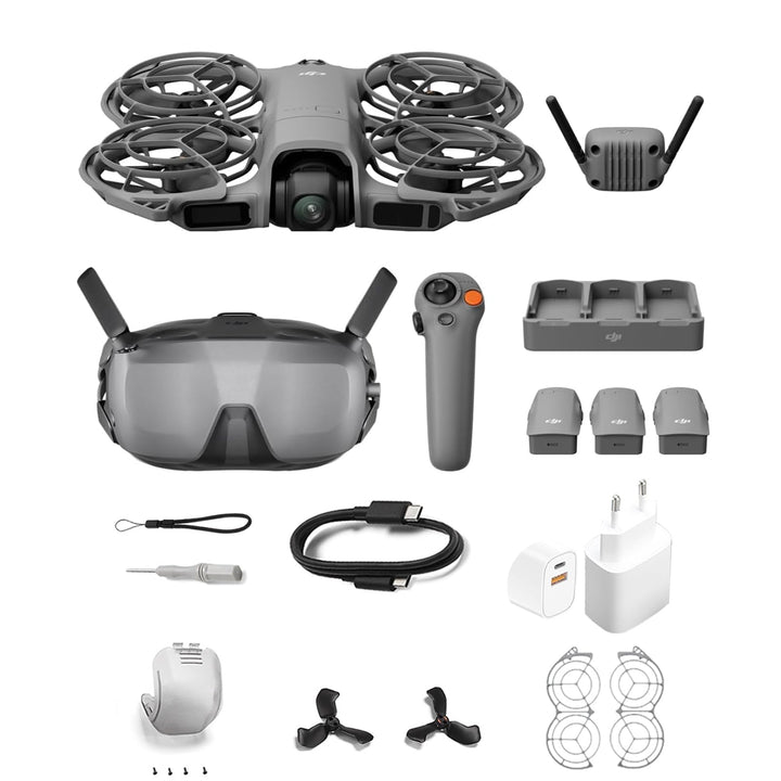 DJI Neo 2 Motion Fly More Combo Bundle mit Zubehör, 4K Drohne für Einsteiger mit RC Motion 3 und Gog