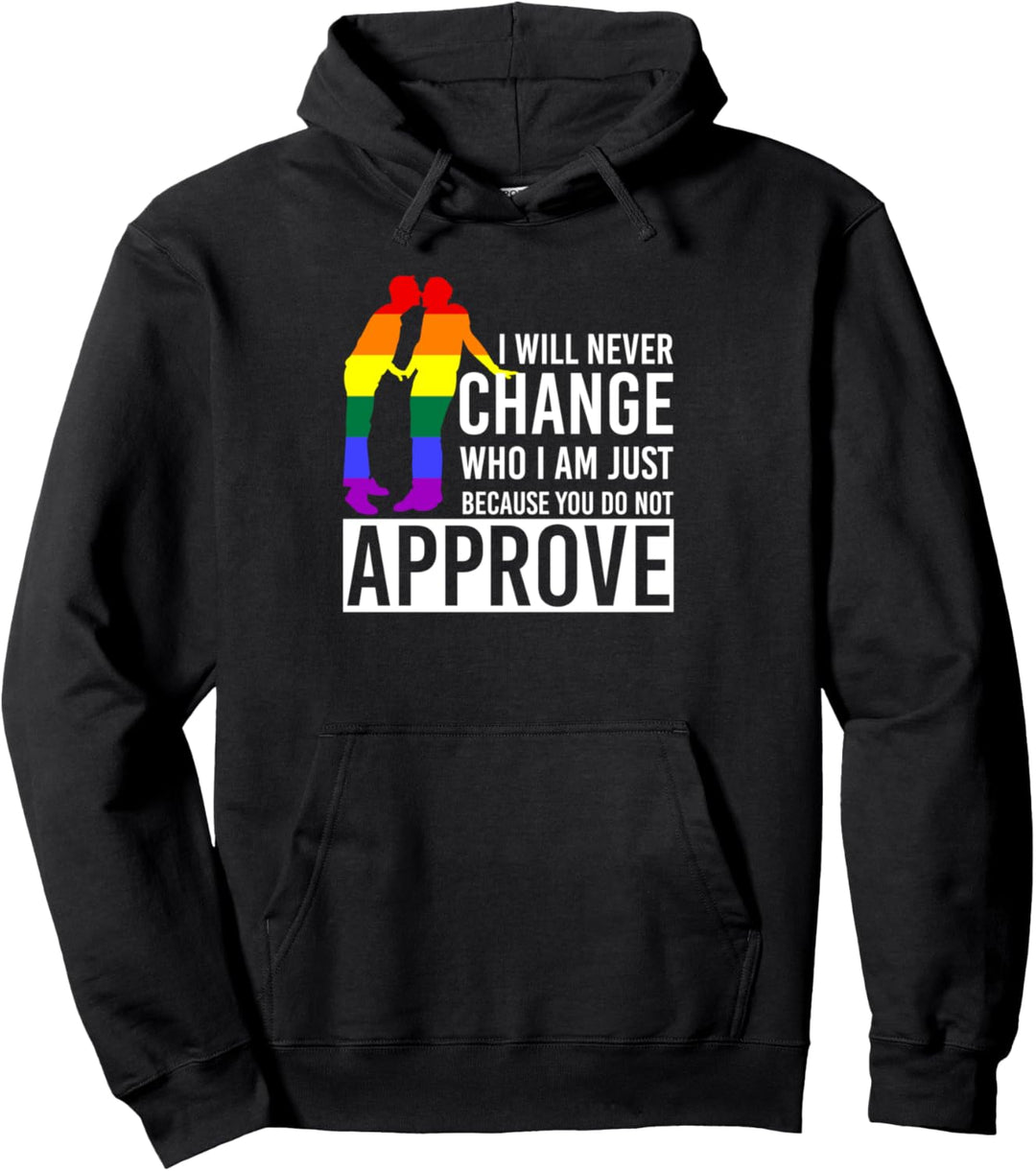 Gay Pride Schwulen Stolz Homo LGBT CSD Regenbogen Outfit Pullover Hoodie
