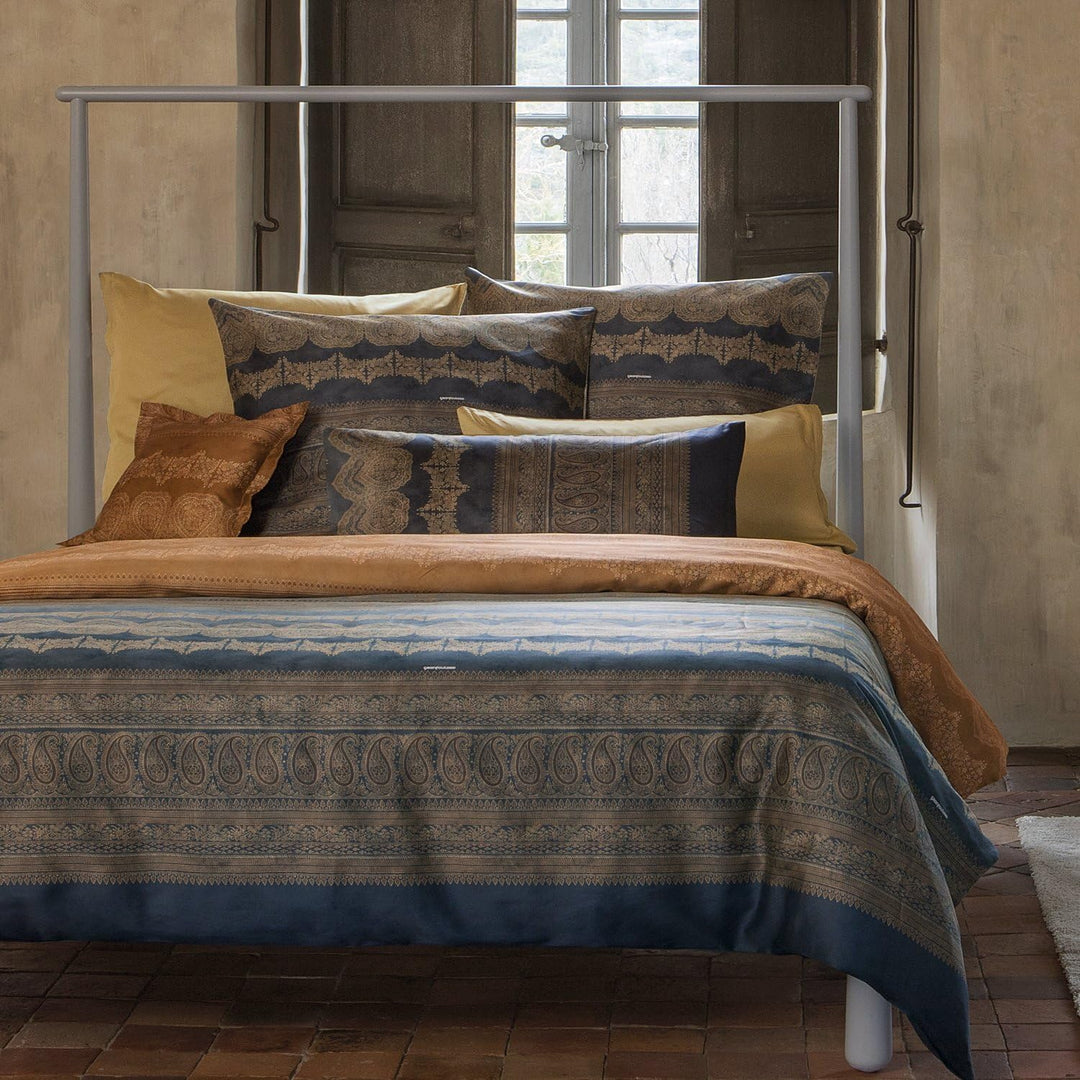 Bassetti BRUNELLESCHI Bettwäsche + 1 Kissenhülle aus 100% Baumwollsatin in der Farbe Grau v.G6, Mass