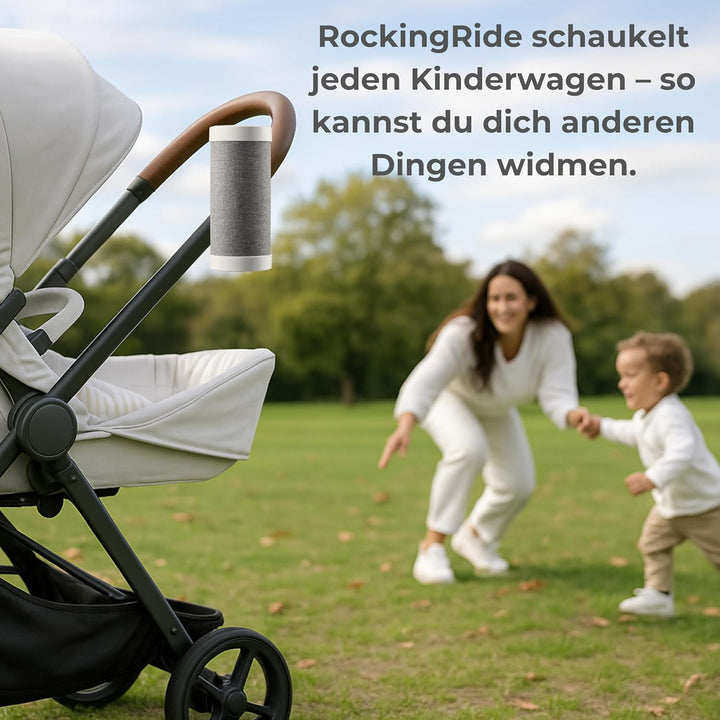 Automatischer wiederaufladbarer Schaukelaufsatz für Kinderwagen, mit Sicherheits-LED, 3 Schaukelstuf