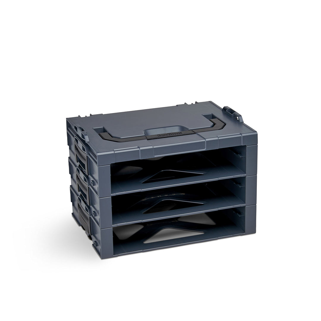 Bosch Sortimo i-Rack 3 Fach in Anthrazit für Werkzeugkoffer | Innovatives Transportsystem | Bosch We