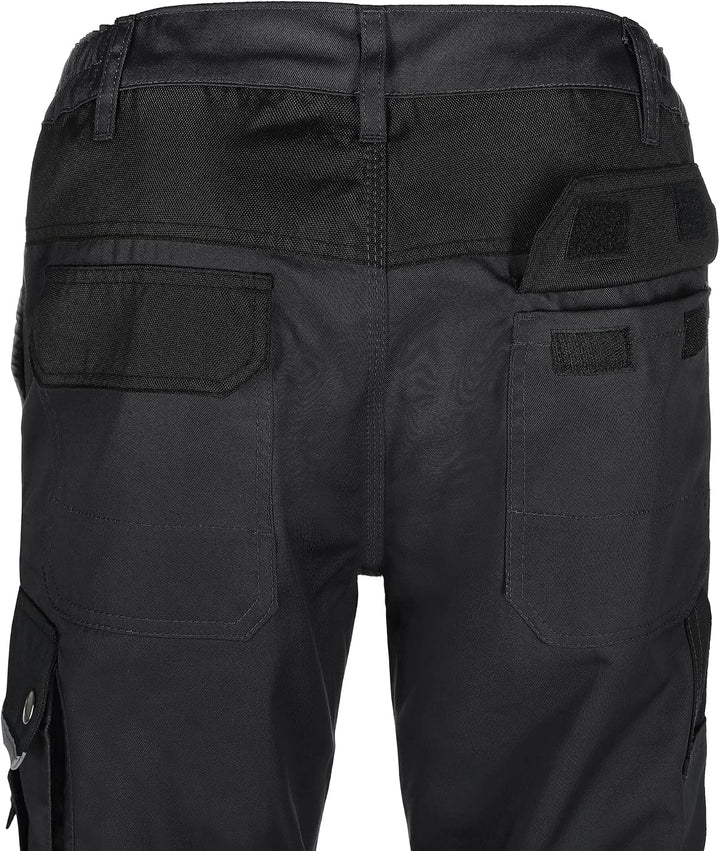 TMG | Leichte Arbeitshose für Herren, lang, ideal für Sommer, Cargohose mit Kniepolster, mit Taschen