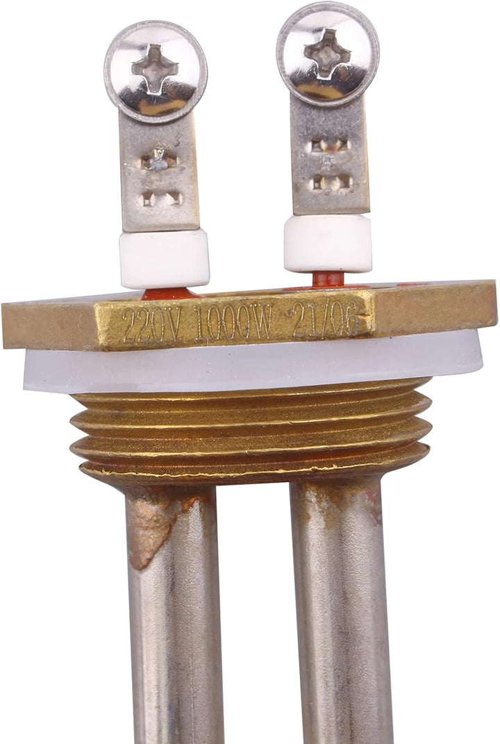 DERNORD 1000W Heizelement 220V Elektrische Brauwasserbereiter 1Inch BSP Gewinde Kupfer Flansch