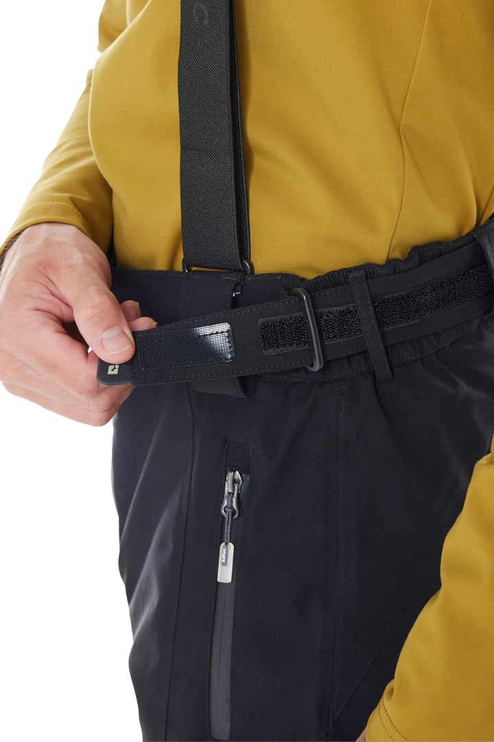 Killtec Herren Skihose/Funktionshose mit abnehmbaren Trägern Schwarz XL Skihose, Schwarz XL Skihose