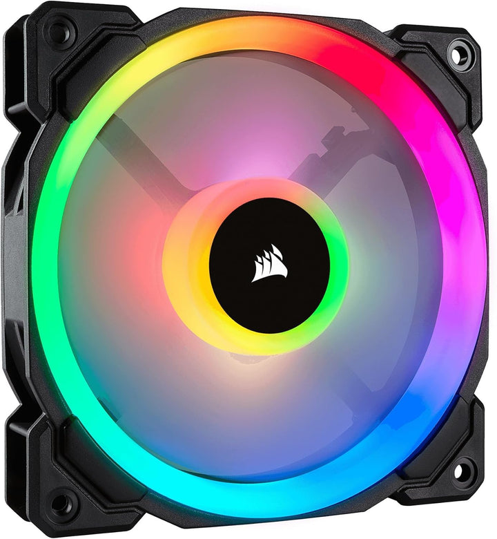 Corsair PWM-Lüfter RGB, Schwarz, 1 x 120 mm Lüfter Einzelpackung, Einzelpackung