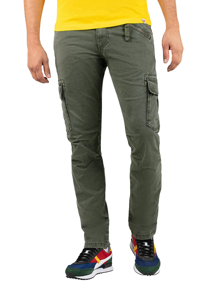 Timezone Herren Freizeithose Regular Bentz 30W / 30L Olive Wood, 30W / 30L Olive Wood