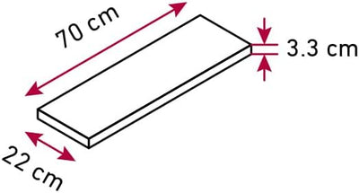 DOLLE Mittelholmtreppe - 11 Stufen - Geschosshöhe 228 – 300 cm - ¼-gewendelt - Stufen Eiche, lackier