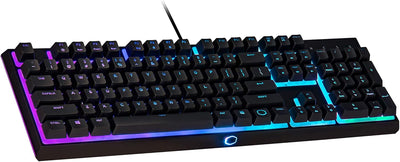 Cooler Master MasterKeys MK110 Mem-chanische Gaming Tastatur – Schwebende Hybrid Schalter, 6 RGB-Hin