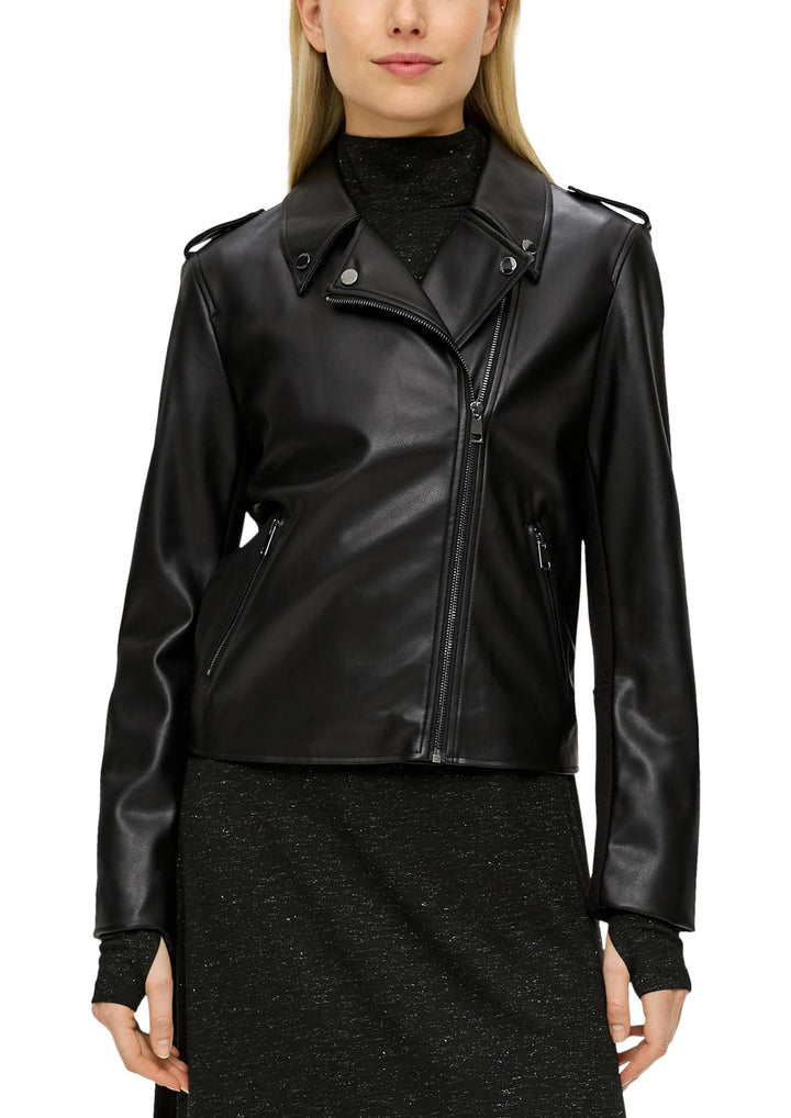 s.Oliver Jacke aus Materialmix in Leder-Optik 36 9999, 36 9999