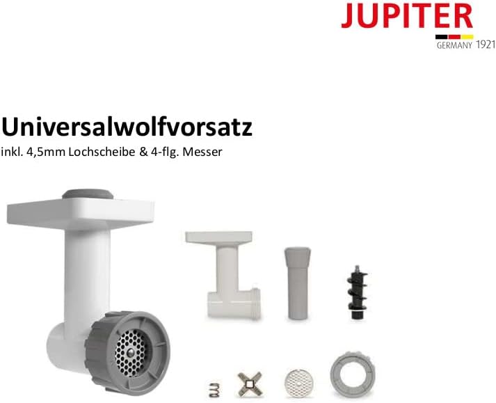 Jupiter mySystem Küchenmaschine Systemantrieb mit Universalwolf, Systemantrieb mit Universalwolf