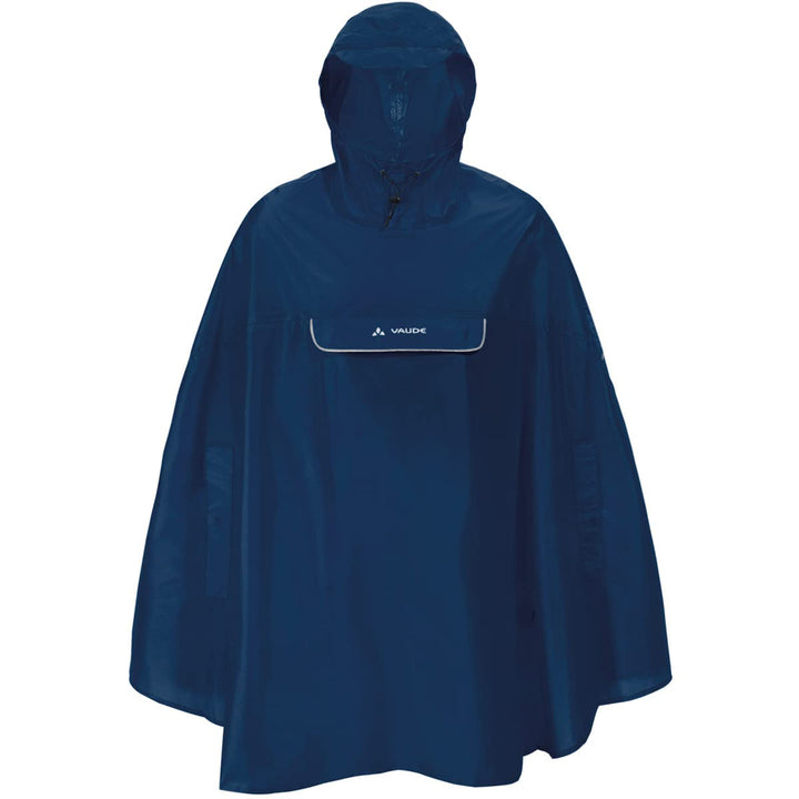 VAUDE Regenponcho Valdipino Poncho - Damen und Herren wasserdicht - Outdoorponcho Regenschutz mit in